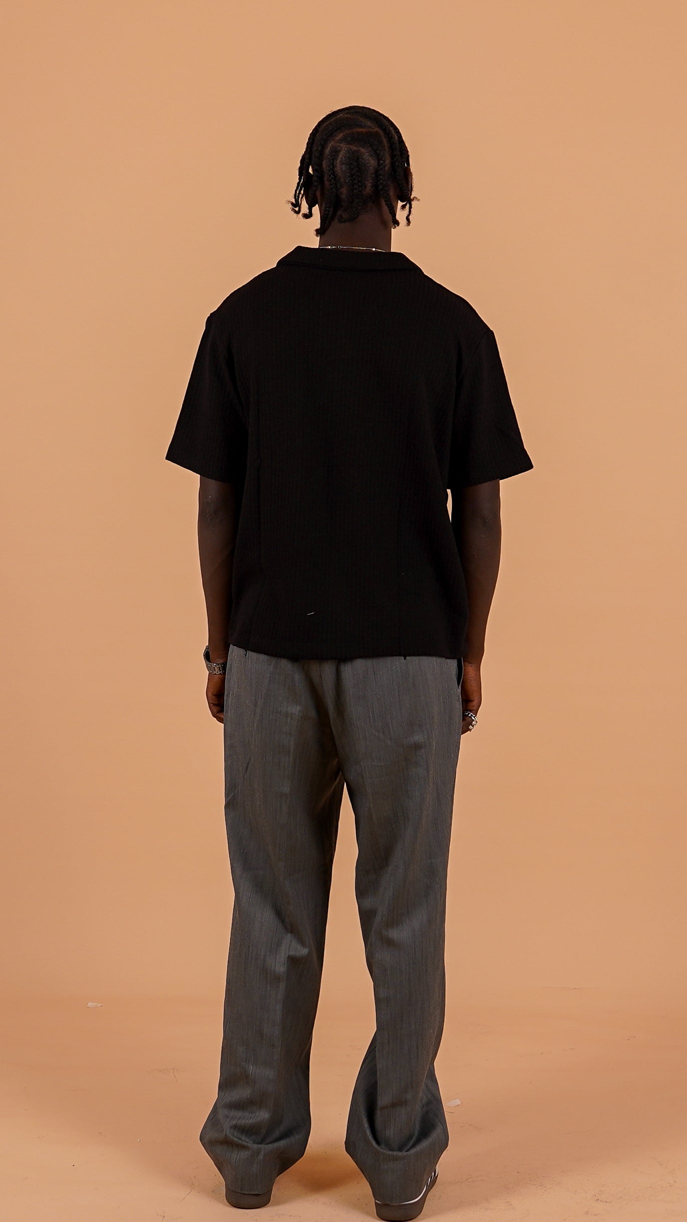 Relaxed Ribbed Polo