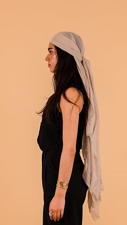 Cropped Linen Vest